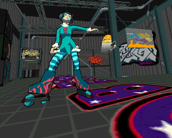 Gum Jet Set Radio dancing